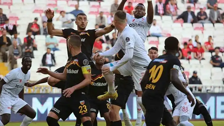 'Spor Toto Süper Lig: DG Sivasspor: 1 - Kayserispor: 1 (Maç sonucu)'