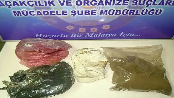 MALATYA´DA UYUŞTURUCU OPERASYONU