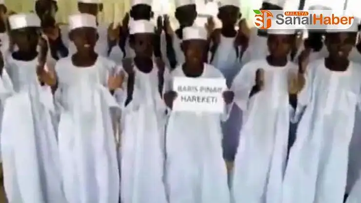 Sudanlı yetimlerden Türkiye'ye dua