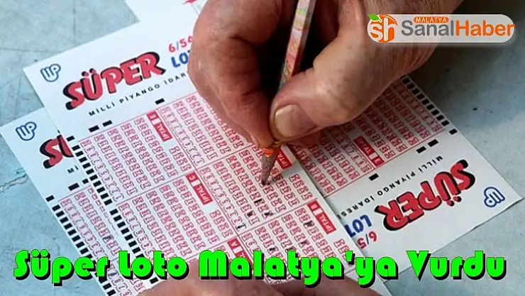 Süper Loto Malatya'ya Vurdu