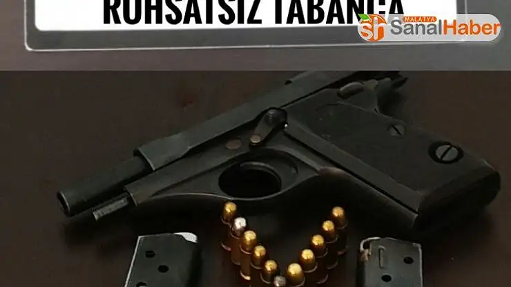 Şüpheli otomobilden silah ele geçirildi