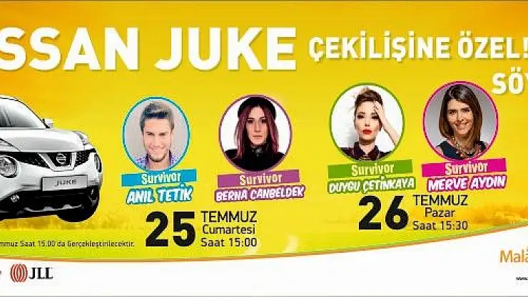 Survivor Yarışmacıları Malatyapark'a Geliyor