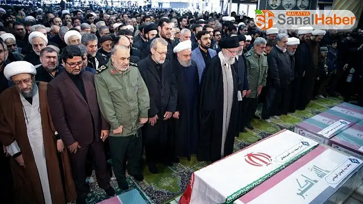 Tahran'da Süleymani için cenaze töreni