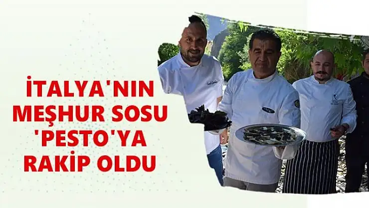 İtalya´nın meşhur sosu ´pesto´ya rakip oldu