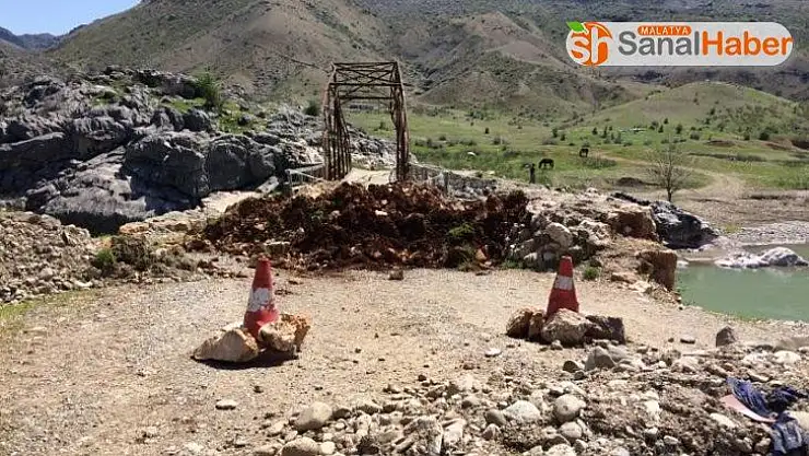 Tarihi köprüde korona virüs tedbiri