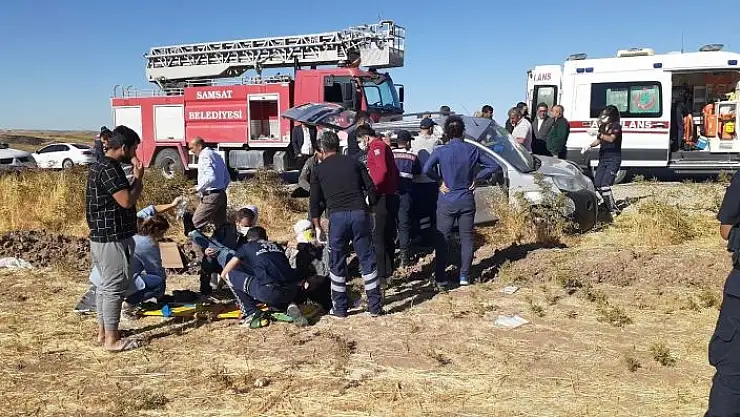 'Taziyeye giden aile kaza yaptı: 1 ölü, 4 yaralı'