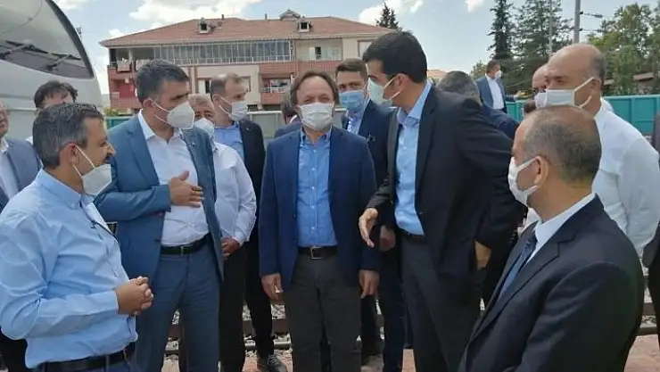 'TCDD Genel Müdürü Uygun, alt geçitte inceleme yaptı'