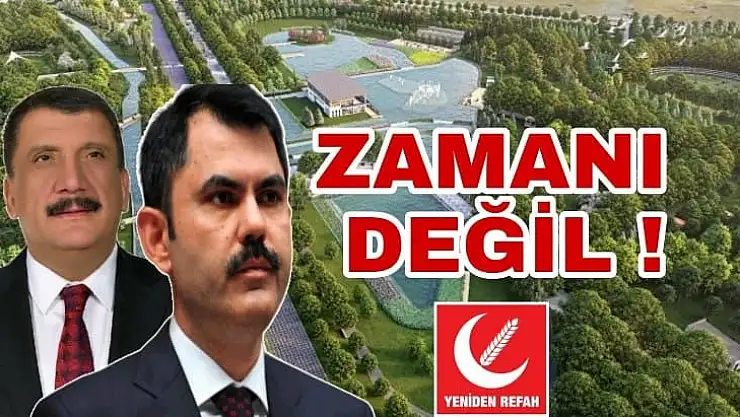 Tecde Parkı Güzel ancak zamanı değil