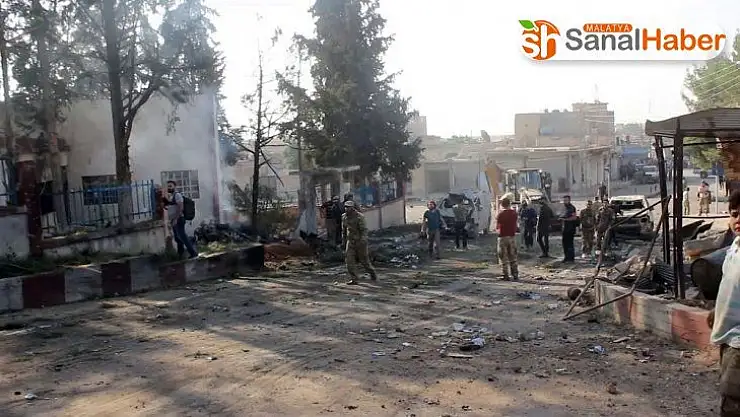 Tel Abyad'da bomba yüklü araç patladı: 4 yaralı