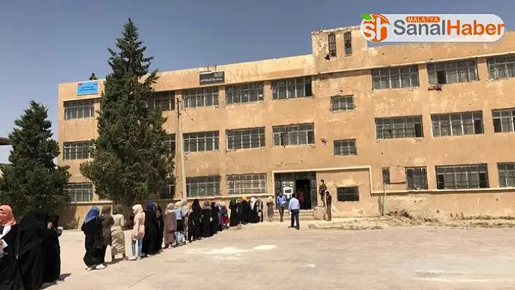 Telabayadlı öğrenciler sınava girdi