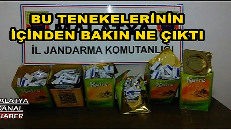 MALATYA'DA BU TENEKELERİNİN  İÇİNDEN BAKIN NE ÇIKTI