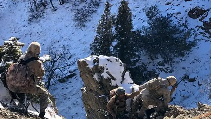 'Terör örgütünün geçiş güzergahında drone destekli operasyon'