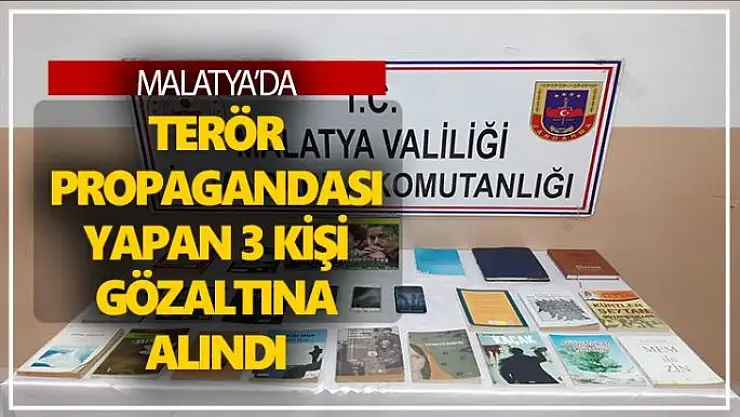 Terör propagandası yapan 3 kişi gözaltına alındı