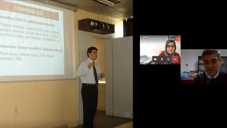 'Tıp eğitiminde eğitimi tasarımı programı çevrimiçi yapıldı'