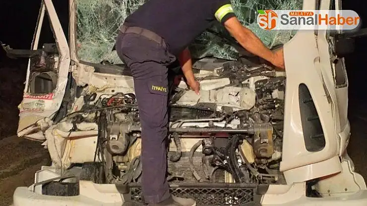 Trafik kazası 1 ağır yaralı