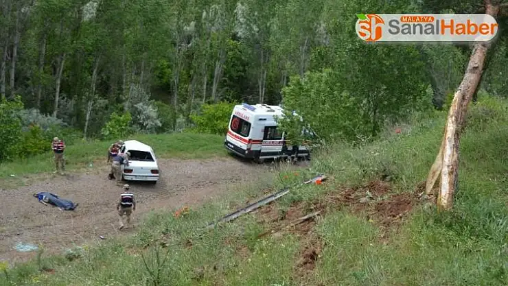 Trafik kazası 1 ölü 1 yaralı