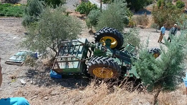 'Traktör şarampole devrildi:  1´i ağır 8 yaralı'