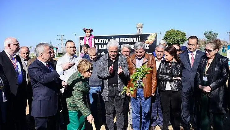  MALATYA FİLM FESTİVALİ KAPSAMINDA KAYISI BAHÇESİ OLUŞTURULDU 