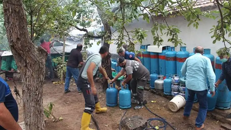 'Tüp deposu yanındaki yangın paniğe neden oldu'