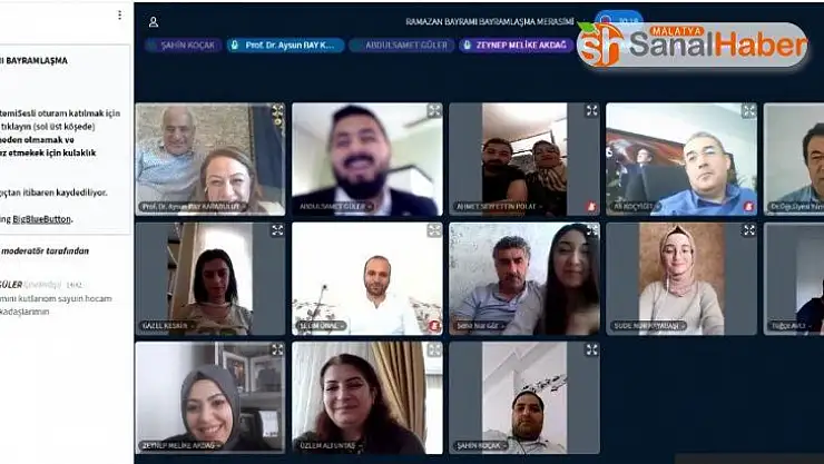 Turgut Özal Üniversitesi'nde sanal bayramlaşma
