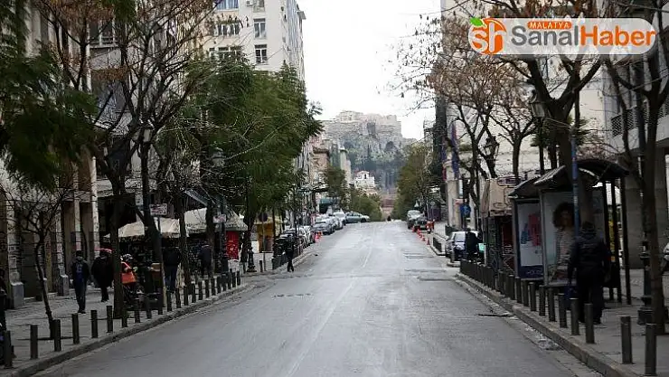 Turizm ülkesi Yunanistan'da sokaklar sessiz