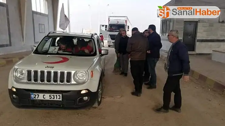 Türk Kızılayı Tel Abyad'a yardımlarını sürdürüyor