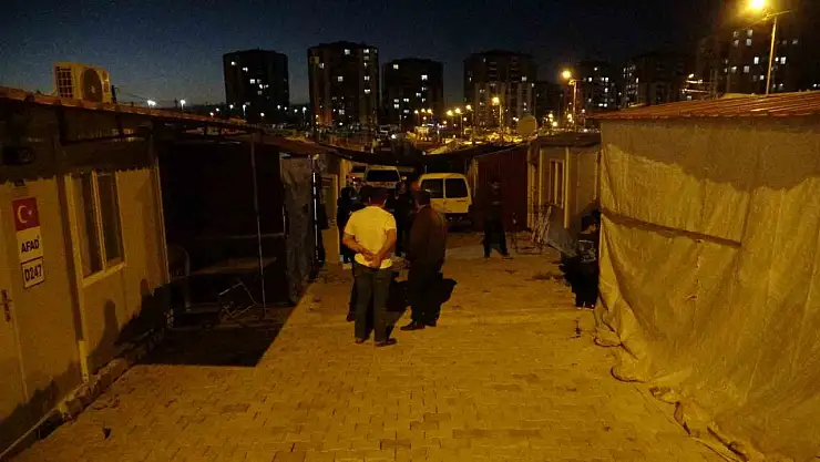 Malatya'da Konteyner Kentte Silahlı Kavga: 1 Yaralı