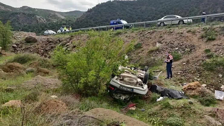 'Uçuruma devrilen otomobildeki sürücü öldü'