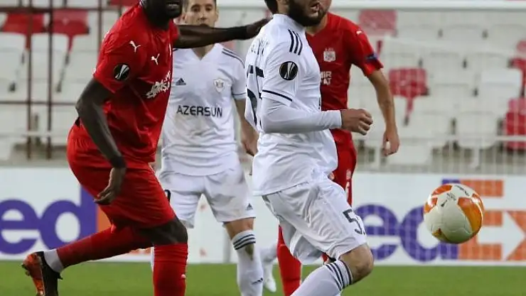 'UEFA Avrupa Ligi: Sivasspor: 1 - Karabağ: 0 (İlk yarı)'