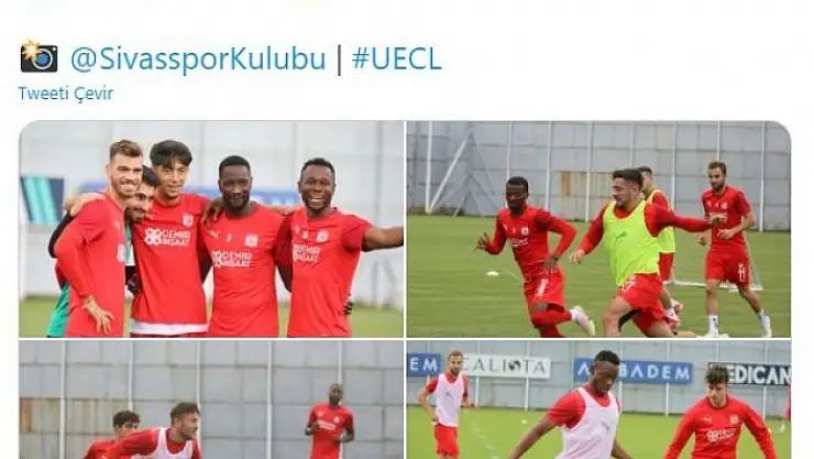 'UEFA´dan Sivasspor paylaşımı'