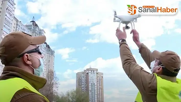 Ukrayna'da karantinaya uymayanlar drone ile yakalanıyor