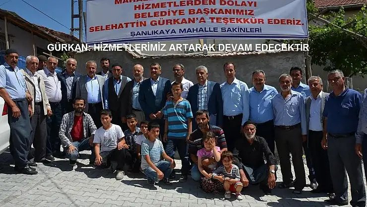 ŞANLIKAYA MAHALLE SAKİNLERİNDEN TEŞEKKÜR