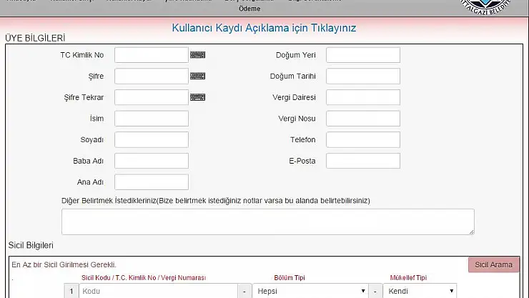 GÜRKAN: E-BELEDİYECİLİK ÜZERİNDEN 300 BİN TL´LİK İŞLEM YAPILDI