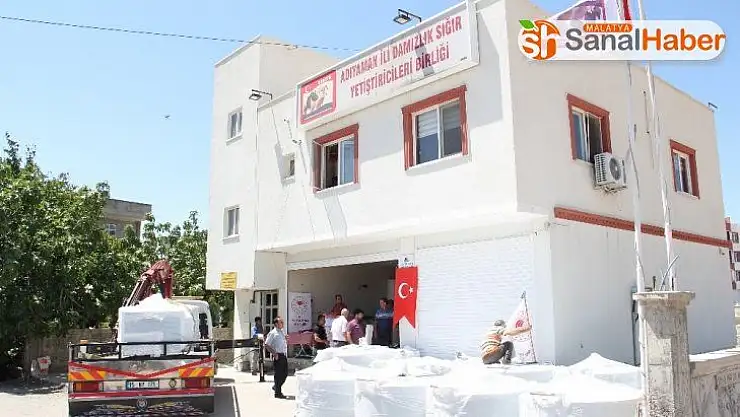 Üreticilere süt tankları teslim edildi