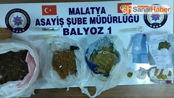 Malatya´da Uyuşturucu ve silah ele geçirildi