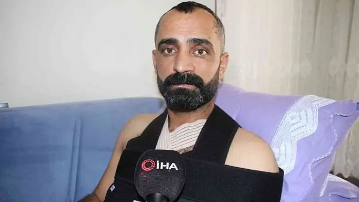 'Üzerine 10´uncu kattan kadın düşen adam, hastaneden taburcu oldu'