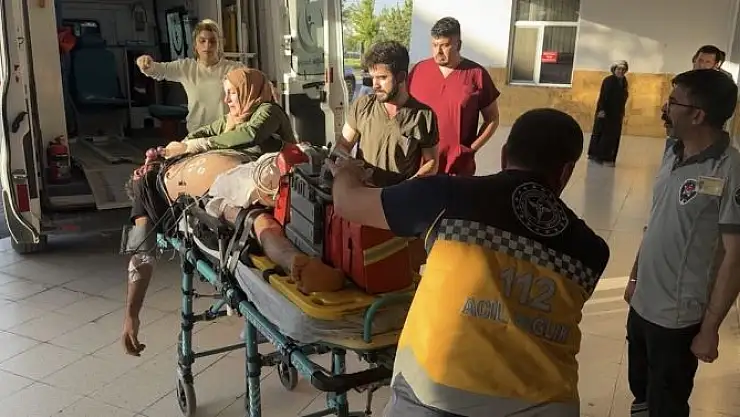 'Üzerine yıldırım düşen tarım işçisi ağır yaralandı'