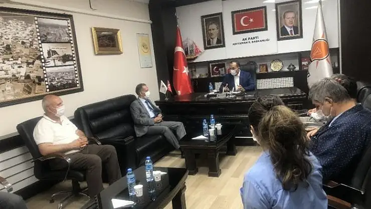 'Vali Çuhadar AK Parti heyetiyle bir araya geldi'