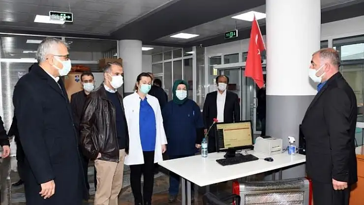 'Vali Çuhadar filyasyon ekiplerinin çalışmalarını yerinde inceledi'