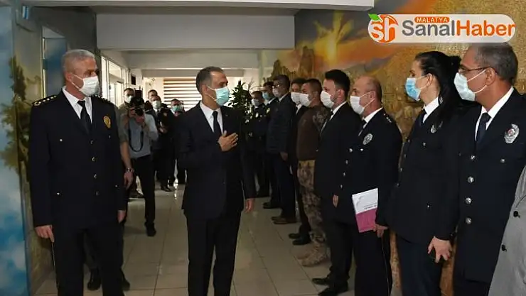 Vali Mahmut Çuhadar'dan emniyet müdürlüğüne ziyaret