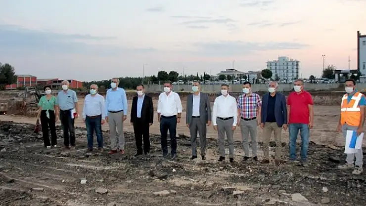 'Vali ve milletvekilleri yeni hastane projesini yerinde inceledi'