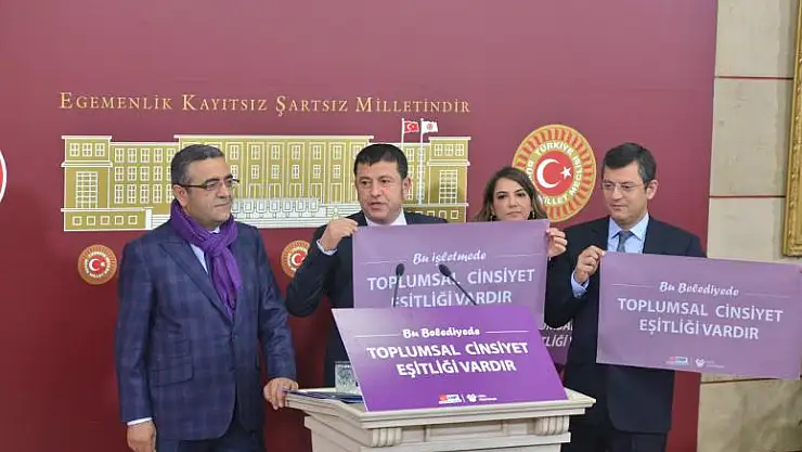 CHP´Lİ BELEDİYELERE MOR BAYRAK PROJESİ
