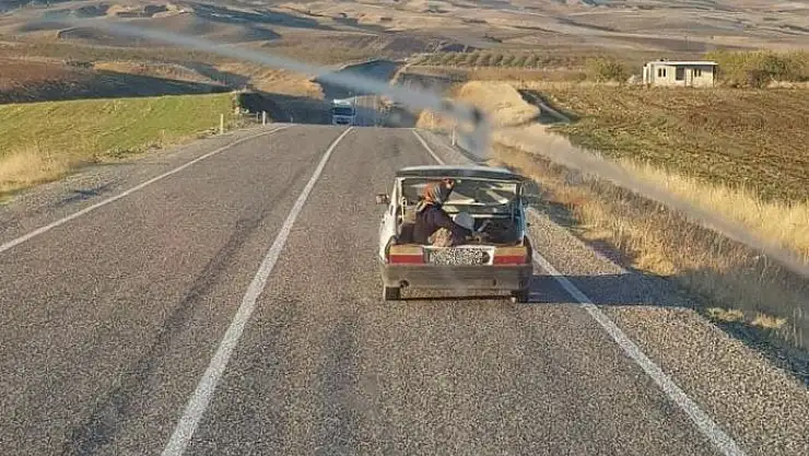 'Yaşlı kadının bagajda yolculuğu'