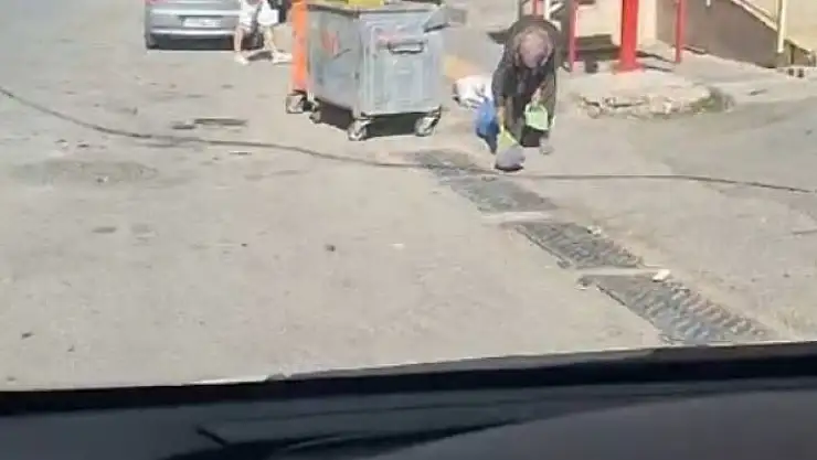 'Yaşlı kadının çevre duyarlılığı'