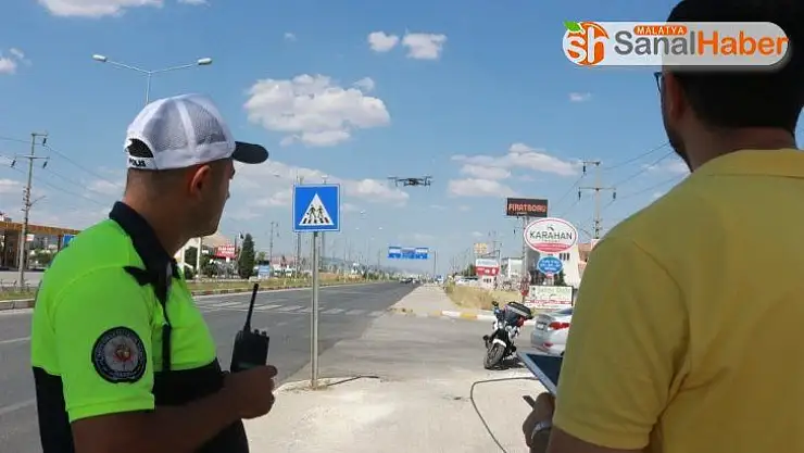 Yaya geçidinde havadan tespit edilen sürücülere ceza yağdı