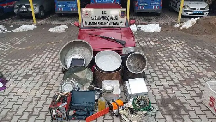 'Yayla evlerinden hırsızlık yapan 3 kişi yakalandı'