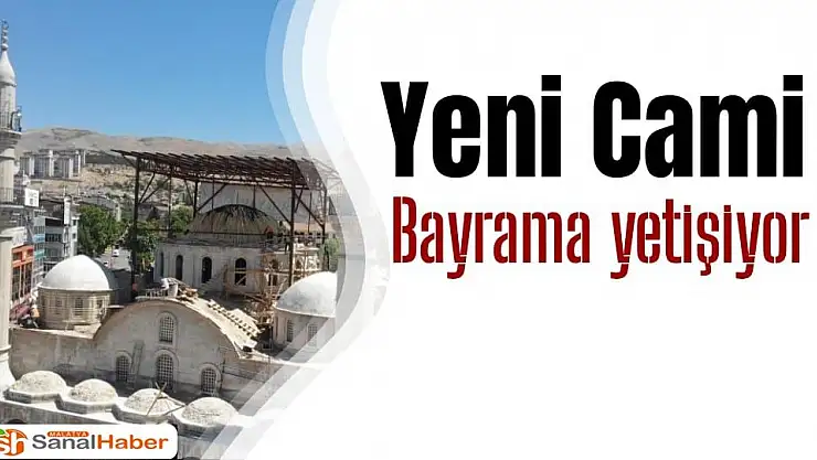 Yeni Cami Bayrama yetişiyor