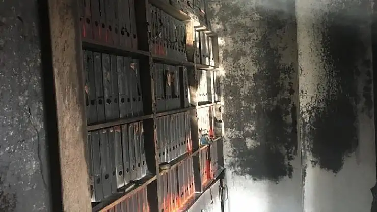 'Yeni Kahta Esnaf ve Sanatkarlar Kredi ve Kefalet Kooperatifinde yangın'