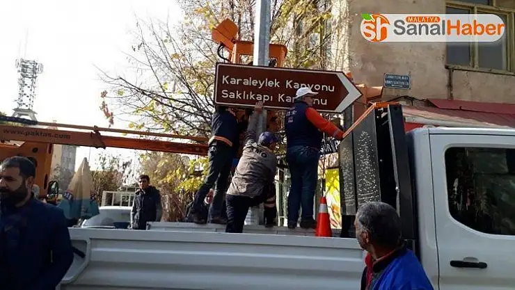 Yeni Keşif Kanyonlar için yön tabelası asılmaya başlandı