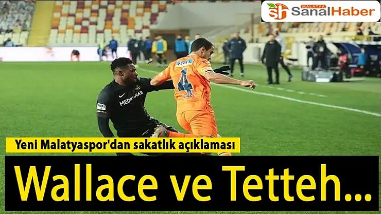 Yeni Malatyaspor´dan sakatlık açıklaması